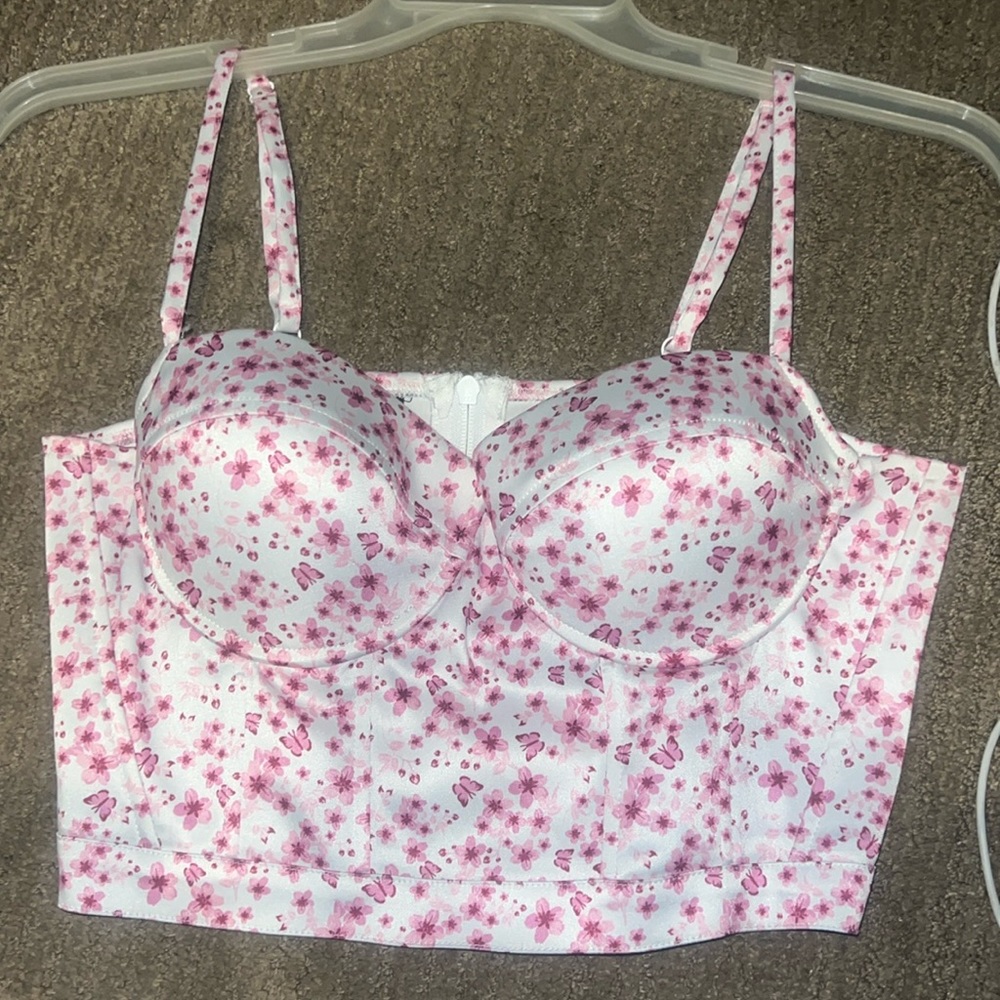 Butterfly crop top